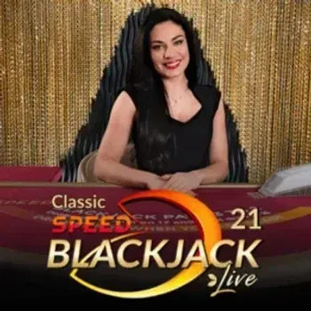 Classic Speed Blackjack 21 game logo